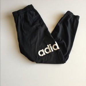 Men’s Adidas Joggers Sz M Black Elastic Cuff